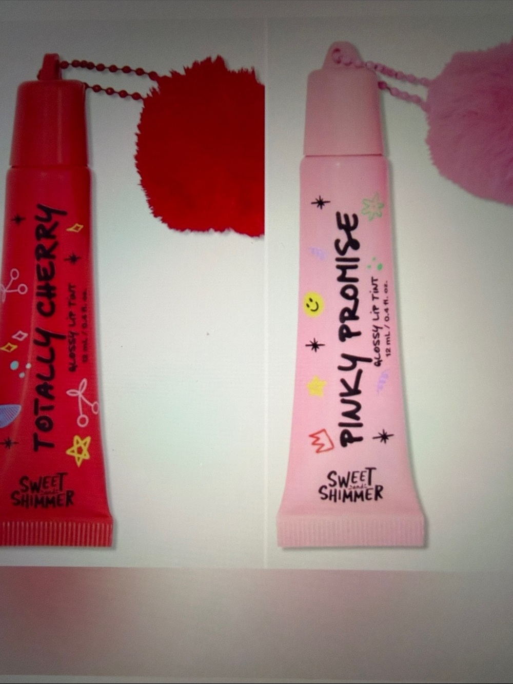 Sweet Shimmer Lip Tint - Red or pink. Your choice